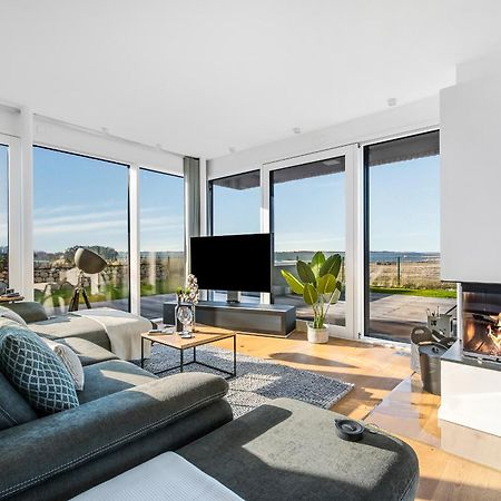Villa King Erste Lage, Dachterrasse, Meerblick, Carport, Kamin, Sauna, Terrasse, Aussenrolllaeden Olpenitz Dış mekan fotoğraf
