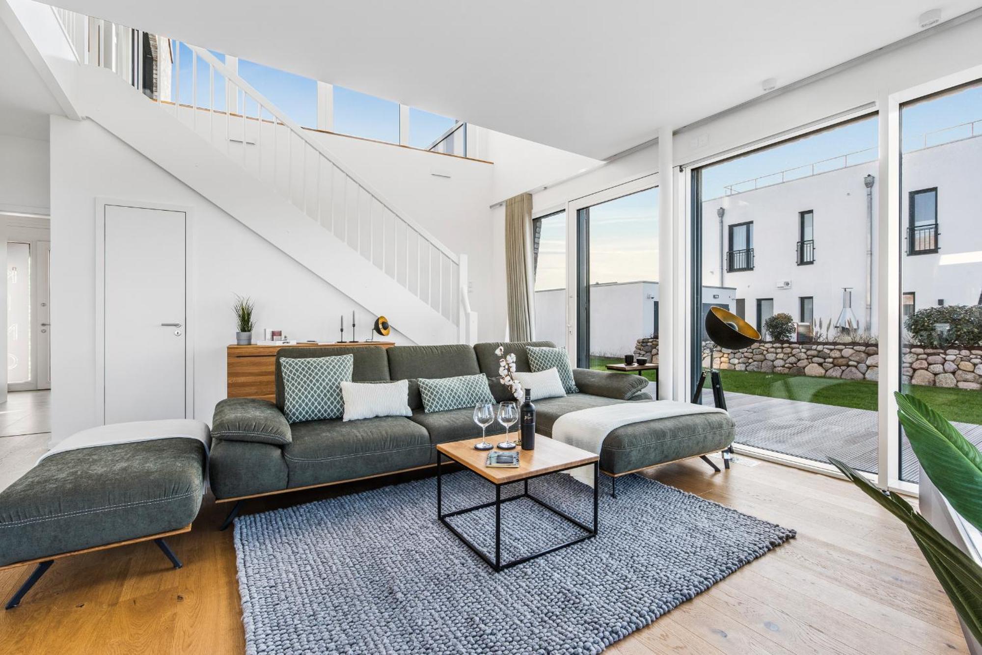 Villa King Erste Lage, Dachterrasse, Meerblick, Carport, Kamin, Sauna, Terrasse, Aussenrolllaeden Olpenitz Dış mekan fotoğraf