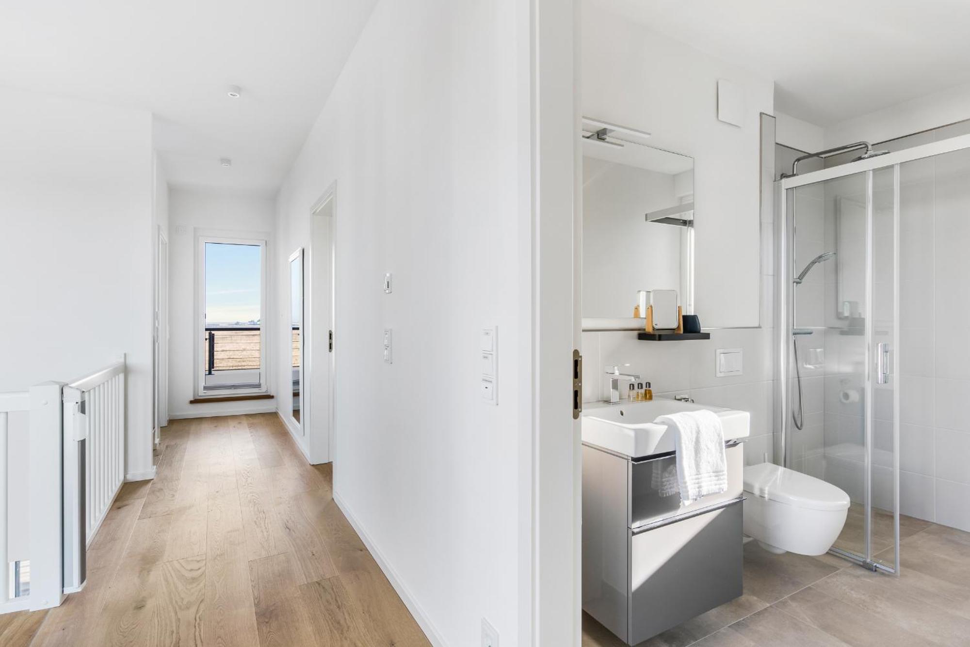 Villa King Erste Lage, Dachterrasse, Meerblick, Carport, Kamin, Sauna, Terrasse, Aussenrolllaeden Olpenitz Dış mekan fotoğraf