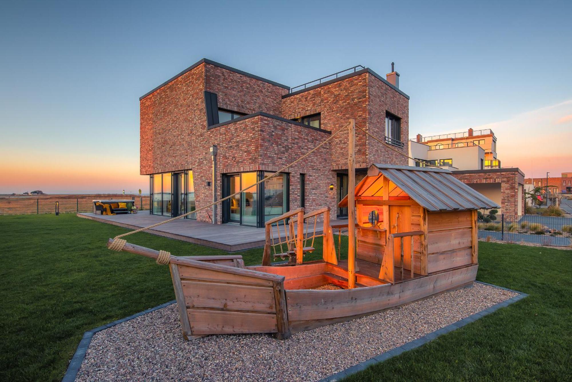 Villa King Erste Lage, Dachterrasse, Meerblick, Carport, Kamin, Sauna, Terrasse, Aussenrolllaeden Olpenitz Dış mekan fotoğraf